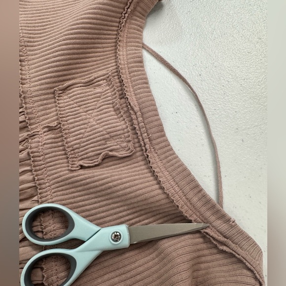 We The Free People Lyrical Tunic Button Front Blouse Flowy Soft Boho Indie Top M - Picture 11 of 11